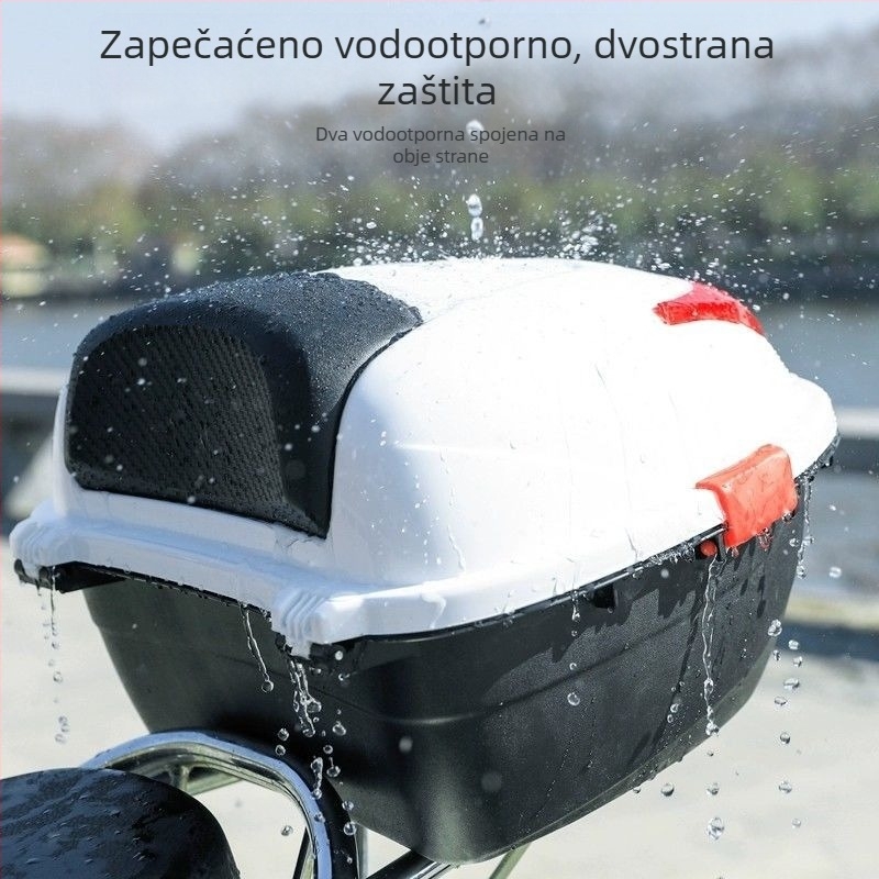 Kutija prtljažnika za električno vozilo – univerzalna, ojačana protiv podrhtavanja, kutija za alat (Materijal: Drugi; Brend: Drugi; Stil: Knight protective gear)