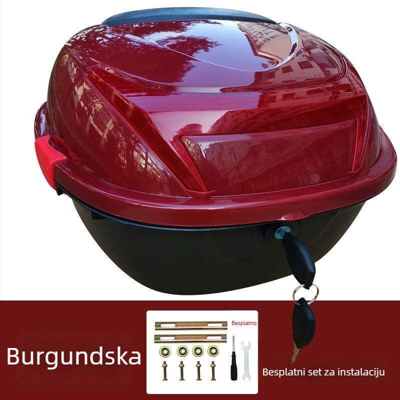 Kutija prtljažnika za električno vozilo – univerzalna, ojačana protiv podrhtavanja, kutija za alat (Materijal: Drugi; Brend: Drugi; Stil: Knight protective gear)