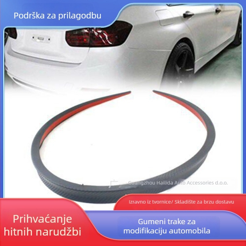 Automobilski stražnji spojler i obrubnik stražnjeg blatnika - trake protiv sudara, opće prilagođeno, brend Hailis