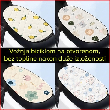 Navlaka za jastučić sjedala električnog vozila, laneni materijal, ljeto, prozračna, bez punjenja, bez loga