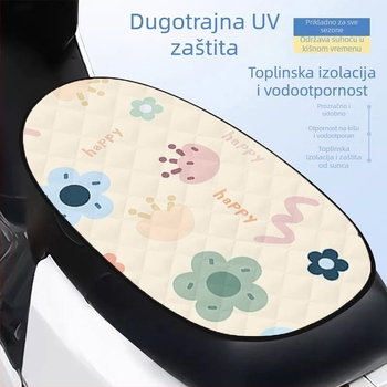 Navlaka za jastučić sjedala električnog vozila, laneni materijal, ljeto, prozračna, bez punjenja, bez loga