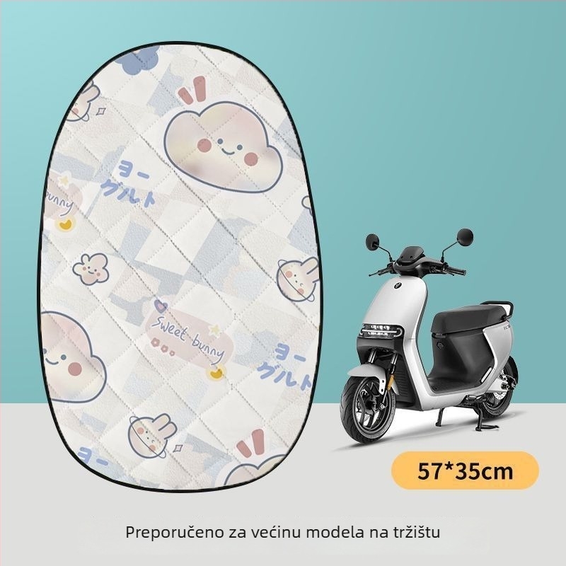Navlaka za jastučić sjedala električnog vozila, laneni materijal, ljeto, prozračna, bez punjenja, bez loga