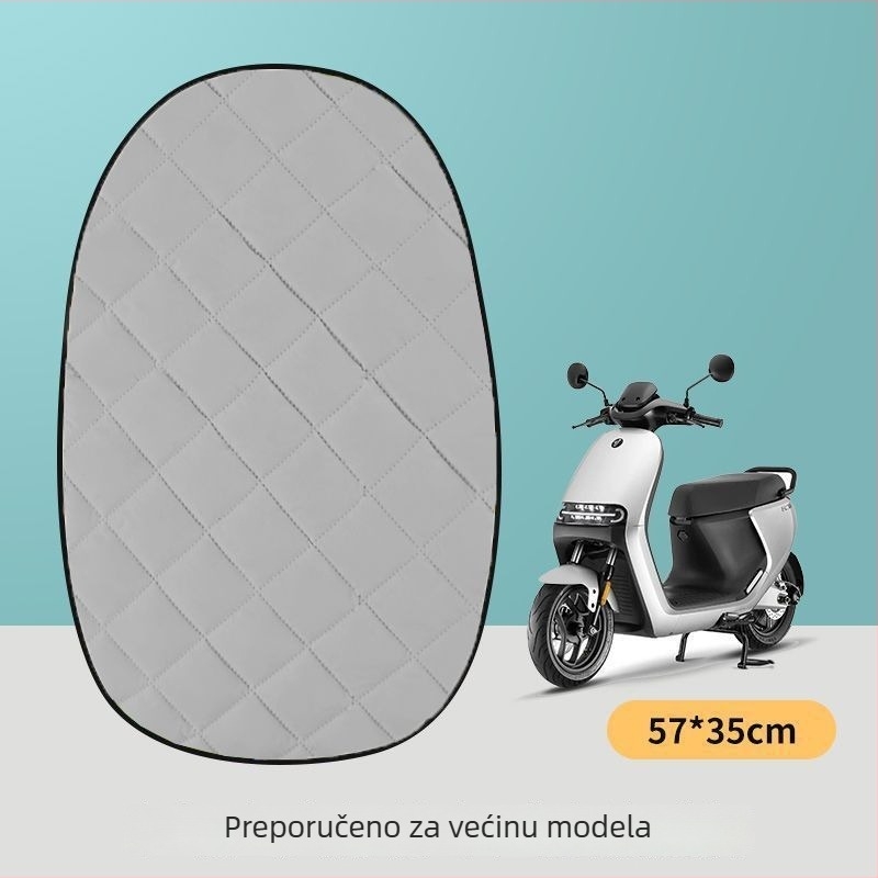 Navlaka za jastučić sjedala električnog vozila, laneni materijal, ljeto, prozračna, bez punjenja, bez loga
