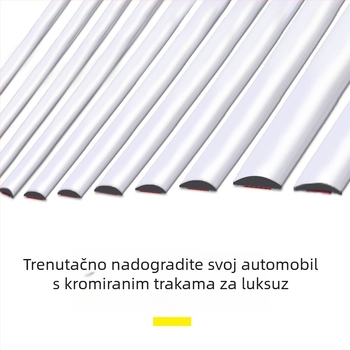 Kromirana traka za karoseriju automobila, univerzalna prilagodba, prilagodljiva obrada, licencirana privatna oznaka, kod R-2104-6