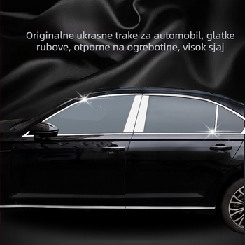 Dekorativna traka za karoseriju automobila - kromirana PVC, protiv ogrebotina, univerzalna kompatibilnost, Marka: RUNDONG AUTO ACCESSORIES, Vanjski ID: R-2104-4