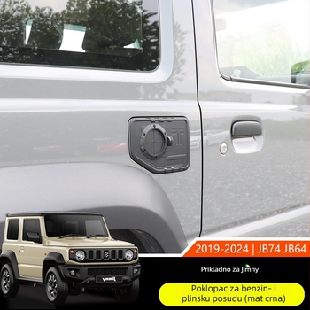 Vanjska 3D kapica spremnika goriva za Jimny, 2-5 vrata, dekorativni poklopac, kompatibilan s glavnim svjetlima i svjetlima za maglu, marka Yamagata, materijal PP