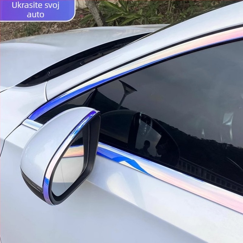 Iridizirajući kromirani ukrasni traka za automobil — rub prozora, kromirana sjajna traka, zaštita branika, rub vrata