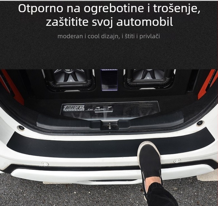 Zaštitna traka za prtljažnik, karbonska vlakna, prilagodljivo obradivanje, za Bridge car i SUV