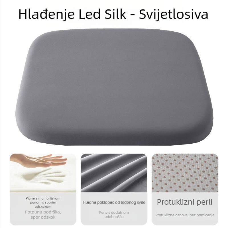 Jastuk za sjedenje od memorijske pjene – sporo vraćanje, jednostavan stil