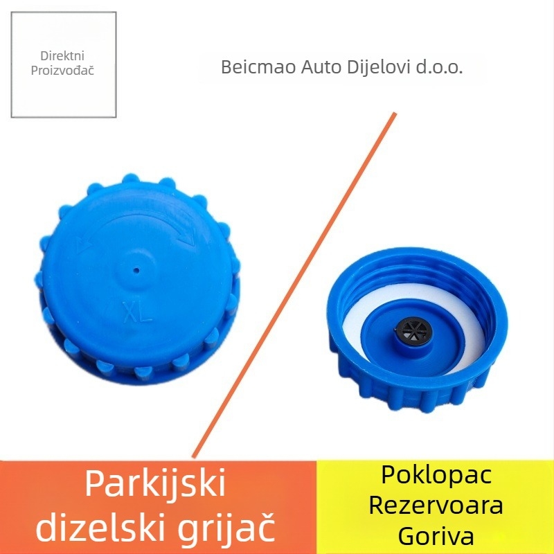 Poklop spremnika goriva za dizelski parkirni grijač – univerzalni pribor za automobile i kamione (Bez prilagodbi; Kompatibilno s drugim modelima)