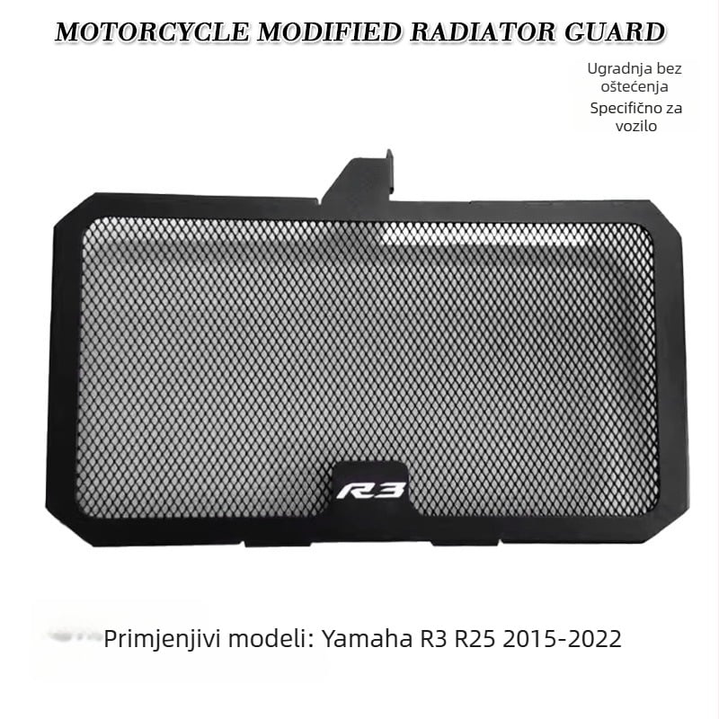 Aluminijski zaštitni poklopac radijatora Yamaha R3/R25 (2015–2022) - Xuanyu Knight Armor