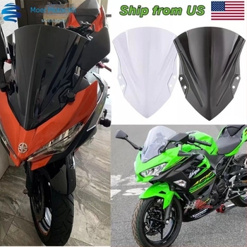 Prednje vjetrobransko staklo za Kawasaki Ninja 400 (2018–), MR61105, Moore Locomotive – Windproof, Dustproof, Anti-scratch, Keeps warm