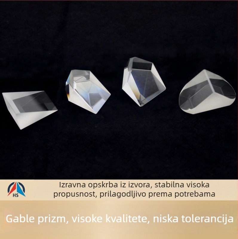 Huasen K9 staklena pravokutna prizma za optičke instrumente, mjerenje udaljenosti, model hs1016