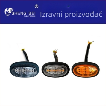 Vodootporno svjetlo rešetke F-150 Raptor, US specifikacija, 12 LED, svjetlo za obrve, Malo žuto svjetlo