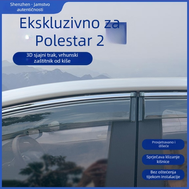 Štit za kišu za Polestar 2 – PU materijal, Linlie
