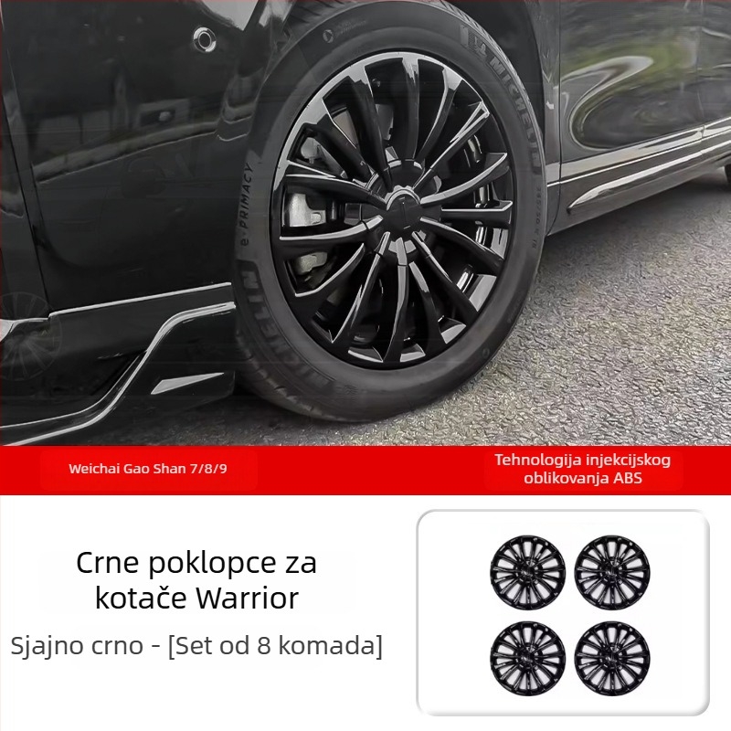 Set zaštitnih poklopaca hubova Wei Alpine 7/8/9 – Materijal: plastika, Univerzalna kompatibilnost, Porijeklo: Changzhou