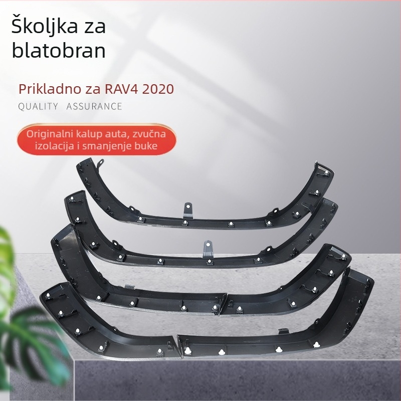 Set ukrasnih obruba blatnika za 2020 RAV4 – dekorativne obrube, široki lukovi kotača