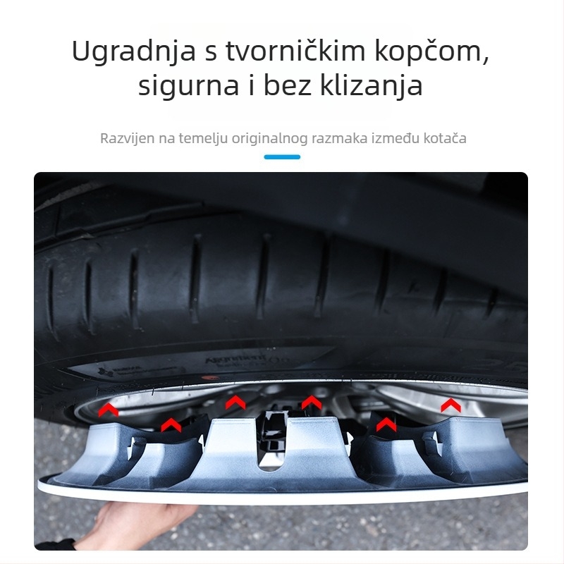 XLYL ABS poklopac za hub Tesla Model Y s punim rubom