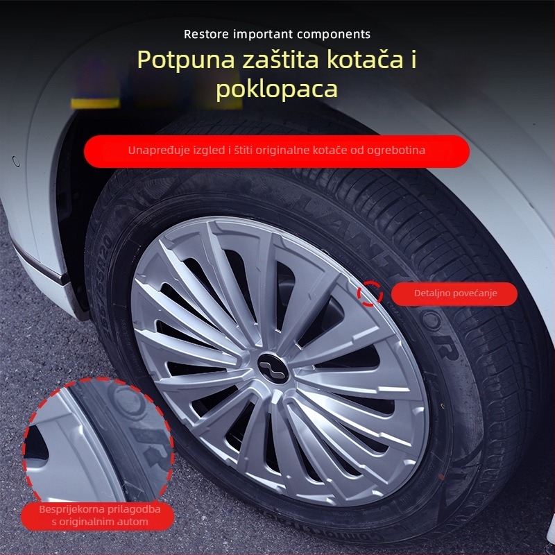Dekorativna pokrovka sredine kotača za NIO L90 (Ledao L90), plastika, bez prilagodbi