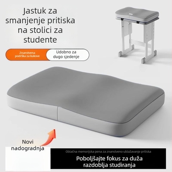 Jastučić za sjedalo od memorijske pjene za učenike – udobnost pri duljem sjedenju u učionici