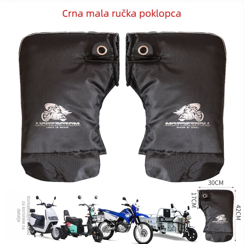 SINOLL navlake za ručke za električne skuter i motocikl – zimska toplina, vodootpornost, Oxford platno, ispis logotipa dostupan, privatna marka moguća