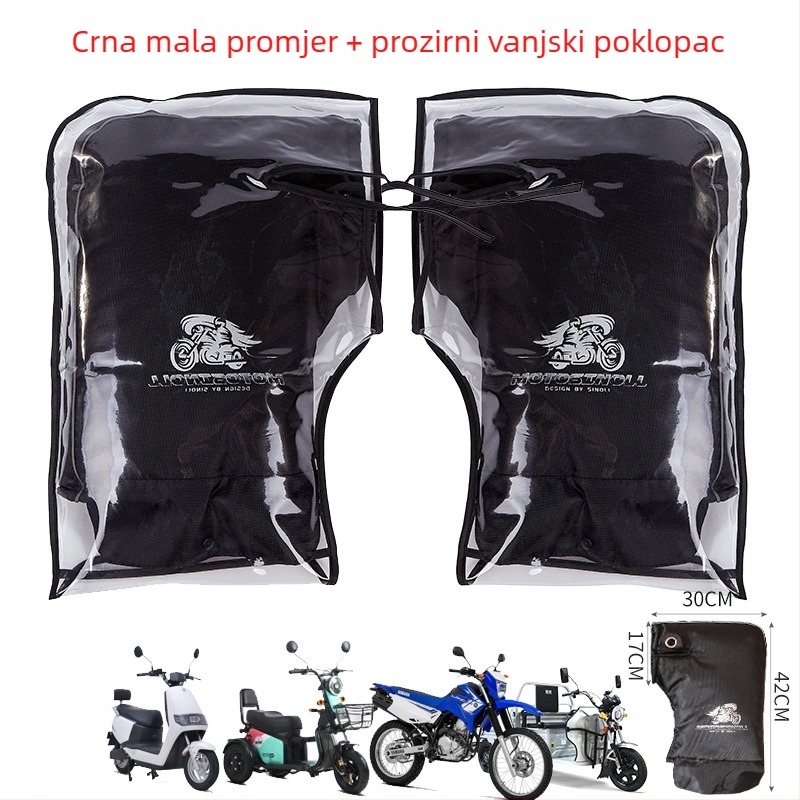 SINOLL navlake za ručke za električne skuter i motocikl – zimska toplina, vodootpornost, Oxford platno, ispis logotipa dostupan, privatna marka moguća