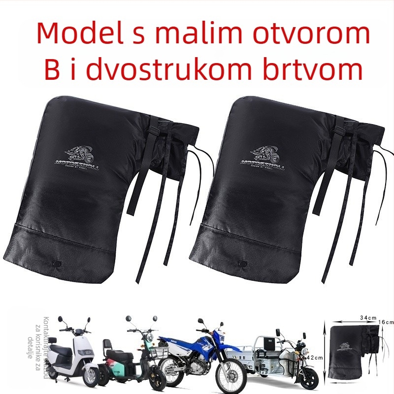 SINOLL navlake za ručke za električne skuter i motocikl – zimska toplina, vodootpornost, Oxford platno, ispis logotipa dostupan, privatna marka moguća