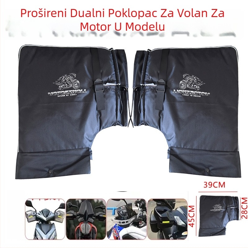 SINOLL navlake za ručke za električne skuter i motocikl – zimska toplina, vodootpornost, Oxford platno, ispis logotipa dostupan, privatna marka moguća