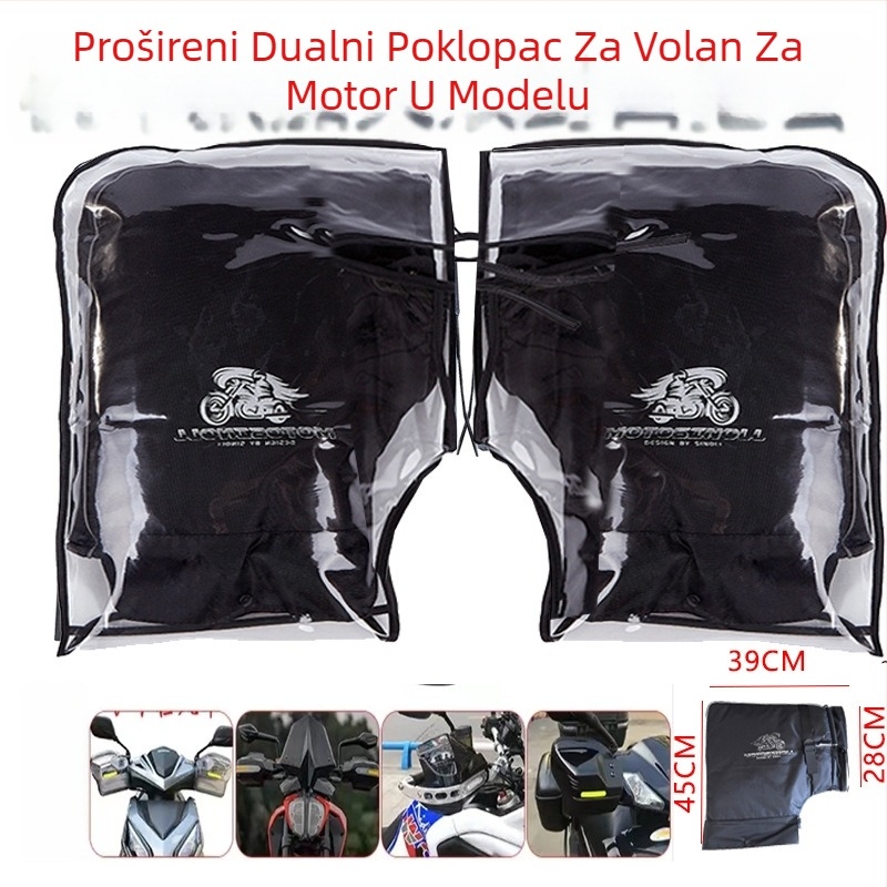 SINOLL navlake za ručke za električne skuter i motocikl – zimska toplina, vodootpornost, Oxford platno, ispis logotipa dostupan, privatna marka moguća