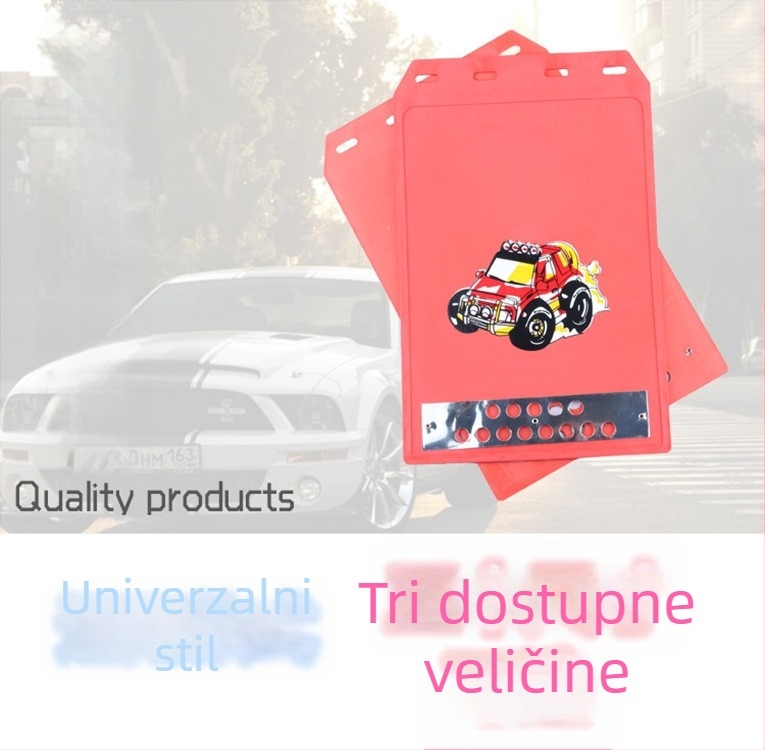 Univerzalni off-road blatnik za kamione, prošireni mekani gumeni blatnik