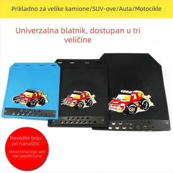 Univerzalni blatnik za auto, za terensko vozilo, prošireni blatnik od mekanog gumastog materijala