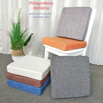 Jastuk za kauč s punilom od pjene i poliesterskog vlakna, jednofarbeni uzorak, moderan minimalistički stil, za dnevni boravak, spavaću sobu, radnu sobu, ured, restoran i balkon
