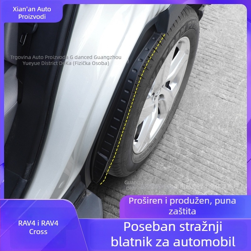 Unutarnja obloga stražnjeg blatnika za Toyota RAV4 2020-2024, plastična