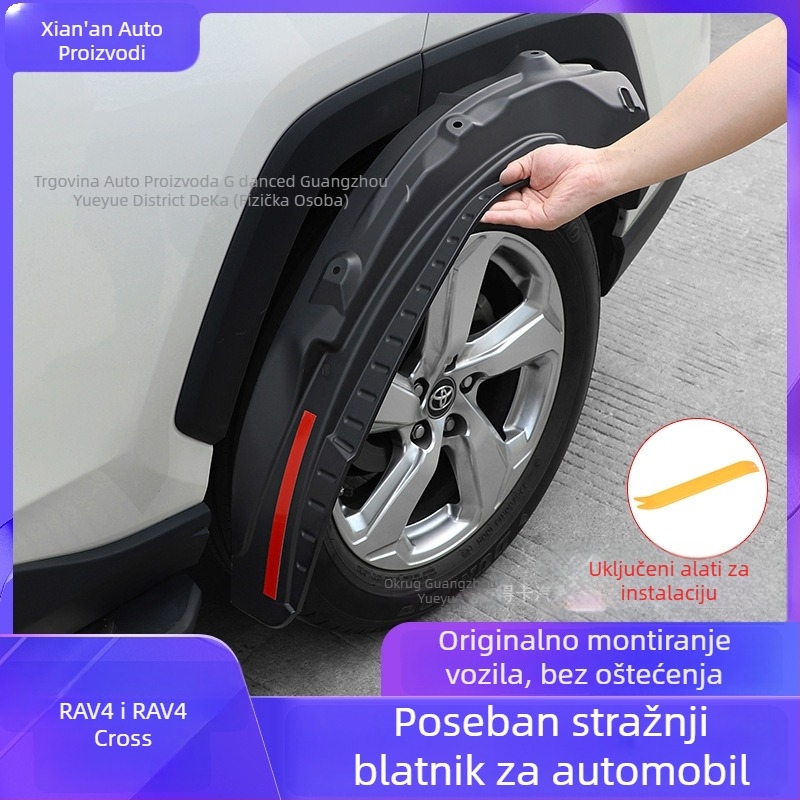 Unutarnja obloga stražnjeg blatnika za Toyota RAV4 2020-2024, plastična