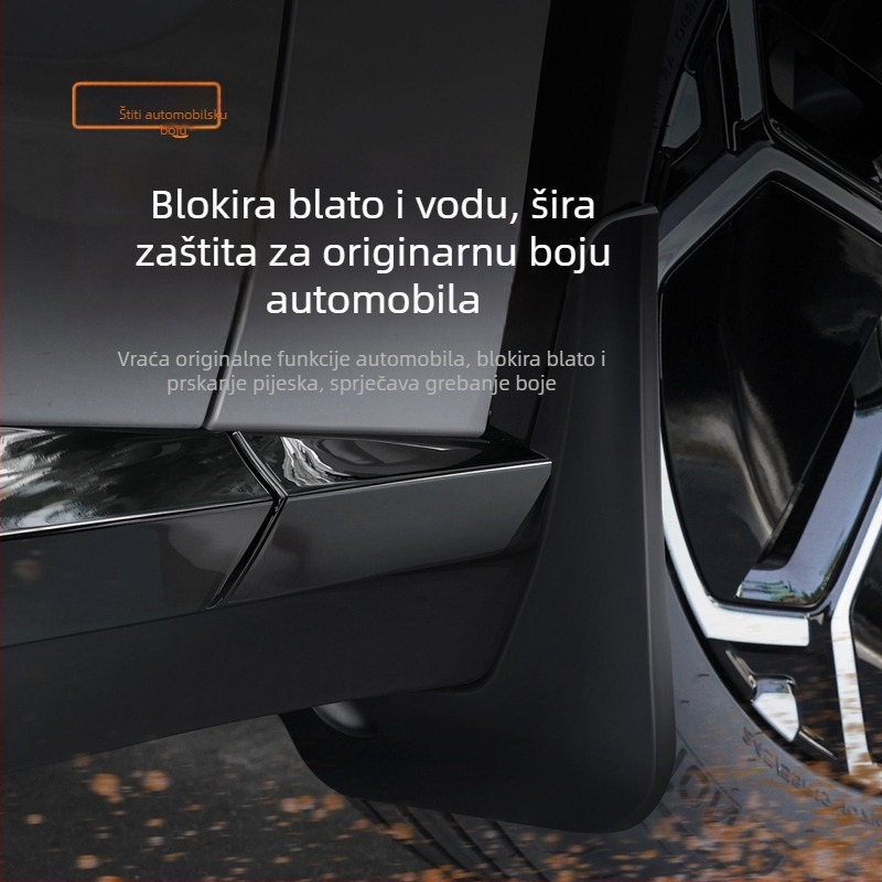 Originalni prednji i stražnji blatnici za Xiaomi Yu7/SU7, montaža bez bušenja.