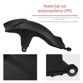 ABS plastični stražnji blatnik za Yamaha NMAX155, model 6668, debelog dizajna