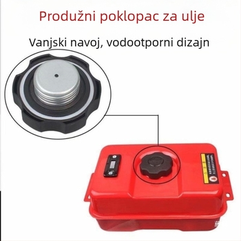 Pribor za benzinski motor: poklop spremnika goriva i pumpa vode za 2 kW generator (modeli 168/170F)
