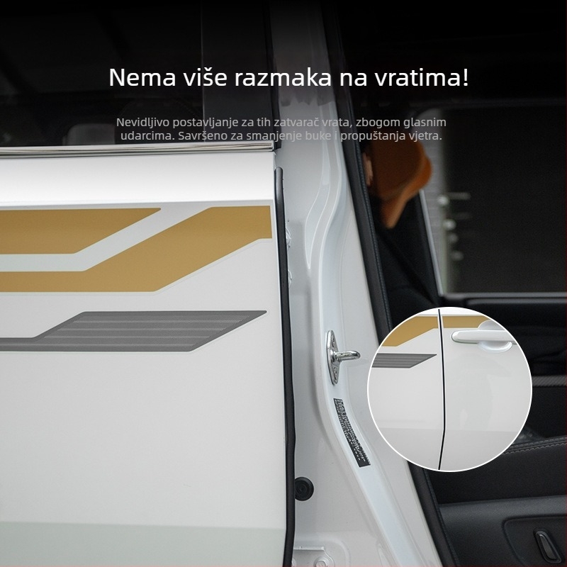 Prado vrata brtvilo – cjelovita zvučna izolacija automobila, kompatibilna sa 24 Prado modela, model 24new Prado, marka Fit Club/No.1