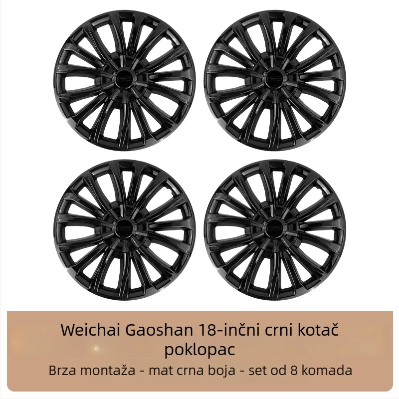 Set kapica za poklopce kotača i zaštitne navlake za gume, univerzalna vozila, plastični materijal, broj proizvoda ltao773914956958, marka No Brand, kompatibilno s drugim modelima vozila.