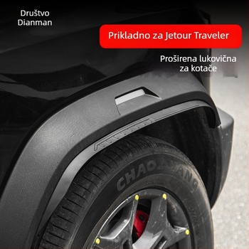 Wiseplay ABS zaštita rubnika kotača za Jet Traveler Shanhai T2 – prošireni rubnik kotača, otporan na ogrebotine