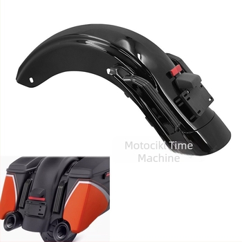 Zadnji blatnik s LED svjetlima za Harley-Davidson Road King, CVO-stil, dvostruka svjetla, 2014–2023