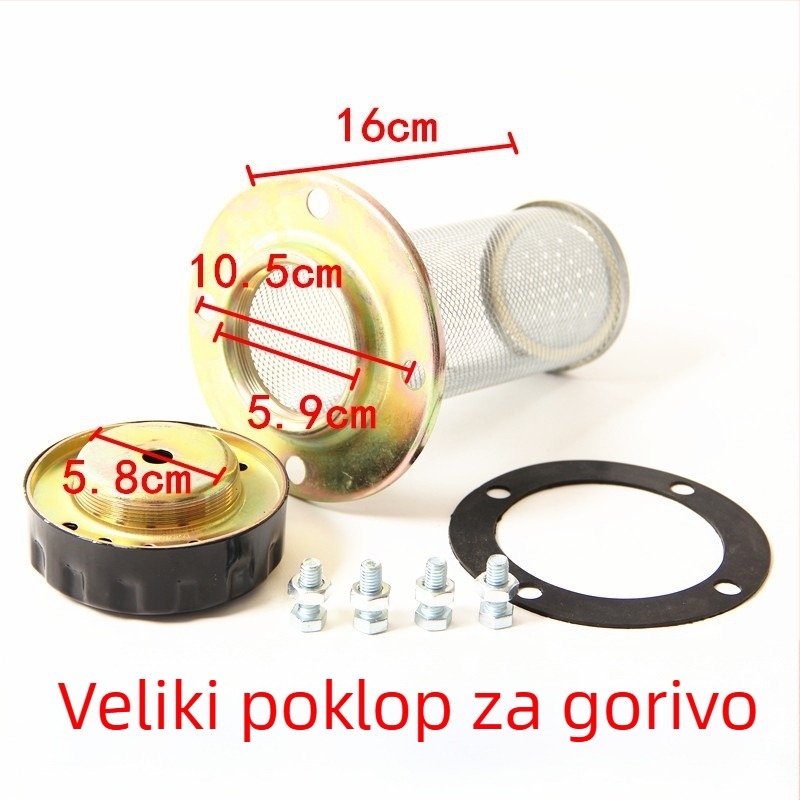 Poklopac spremnika goriva viljuškara, filtr utovarivača, mali dijelovi za viljuškara, sklop poklopca dizelskog spremnika i hidrauličkog ulja Mingyu Lugong