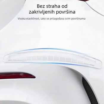TT Zaštitne trake za branik od PVC meke gume, prednji i stražnji, otporne na ogrebotine, model 2222, za opće automobile