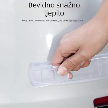 TT Zaštitne trake za branik od PVC meke gume, prednji i stražnji, otporne na ogrebotine, model 2222, za opće automobile