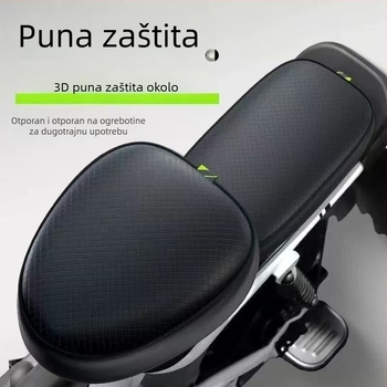 Navlaka za sjedalo električnog bicikla, vodootporna, za sve sezone, kožna površina, punilo od sintetičkih vlakana, originalno šivanje