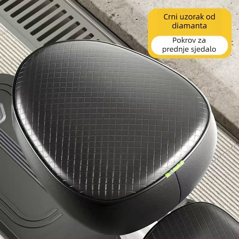Navlaka za sjedalo električnog bicikla, vodootporna, za sve sezone, kožna površina, punilo od sintetičkih vlakana, originalno šivanje