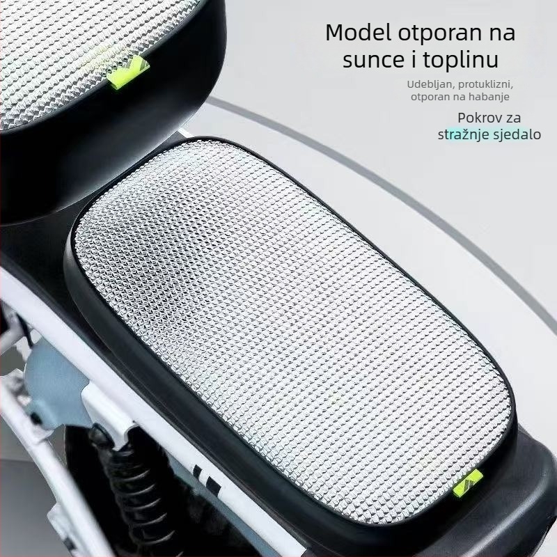 Navlaka za sjedalo električnog bicikla, vodootporna, za sve sezone, kožna površina, punilo od sintetičkih vlakana, originalno šivanje