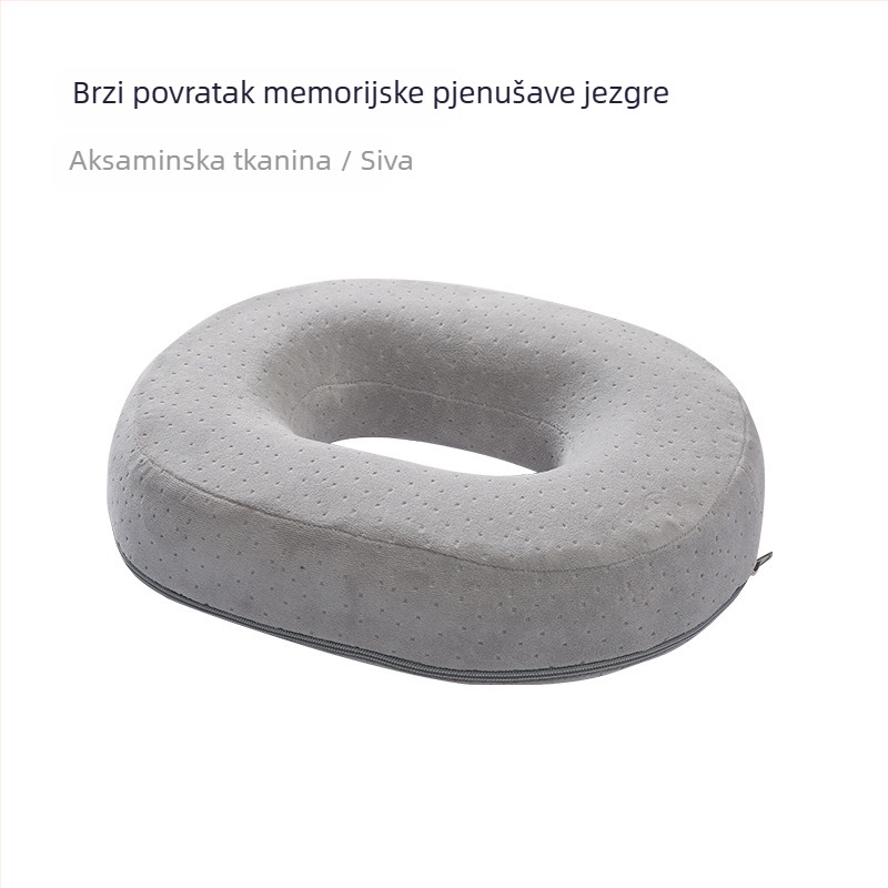Jastučić za sjedalo od poliestera s pjenom memorije za automobil, ured i dom