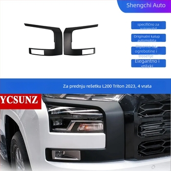 Antikolizijska prednja traka za Mitsubishi L200 TRITON (23 modela) – ABS, Model MT23FBT-6303-BK, Moguća prilagodba