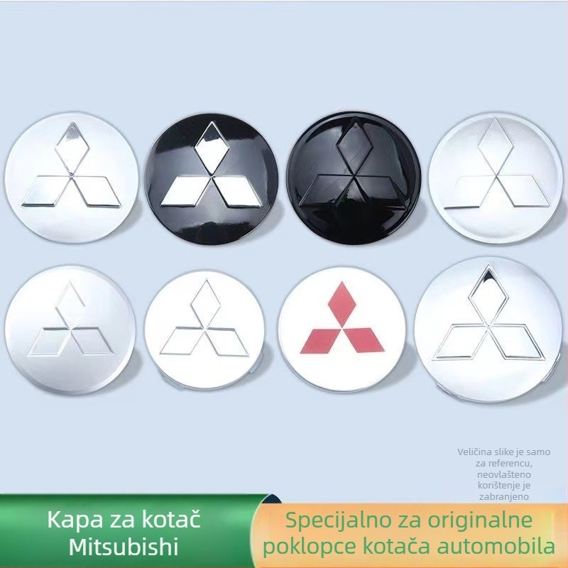Poklop središnjeg otvora kotača za Mitsubishi, plastični, prilagodljiv